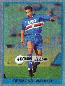 Figurina Desmond Walker - Calciatori 1992-1993 - Panini