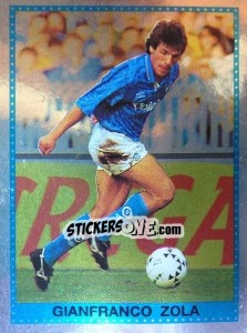 Sticker Gianfranco Zola - Calciatori 1992-1993 n. 40 - Panini