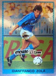 Figurina Gianfranco Zola - Calciatori 1992-1993 - Panini