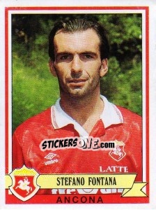 Sticker Stefano Fontana - Calciatori 1992-1993 n. 42 - Panini