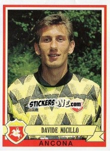 Figurina Davide Micillo - Calciatori 1992-1993 - Panini