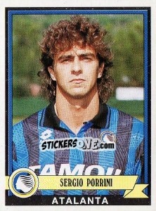 Sticker Sergio Porrini - Calciatori 1992-1993 - Panini