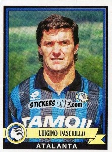 Sticker Luigino Pasciullo - Calciatori 1992-1993 n. 61 - Panini