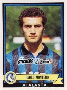 Cromo Paolo Montero - Calciatori 1992-1993 - Panini