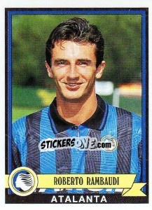 Sticker Roberto Rambaudi - Calciatori 1992-1993 n. 65 - Panini
