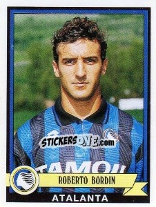 Sticker Roberto Bordin - Calciatori 1992-1993 n. 66 - Panini