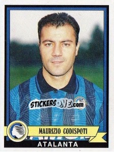 Sticker Maurizio Codispoti - Calciatori 1992-1993 - Panini