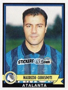 Sticker Maurizio Codispoti - Calciatori 1992-1993 n. 71 - Panini