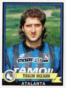 Figurina Tebaldo Bigliardi - Calciatori 1992-1993 - Panini
