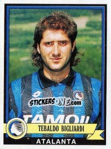 Sticker Tebaldo Bigliardi - Calciatori 1992-1993 n. 72 - Panini