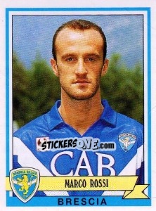 Sticker Marco Rossi - Calciatori 1992-1993 - Panini