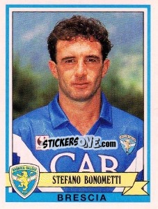 Figurina Stefano Bonometti - Calciatori 1992-1993 - Panini