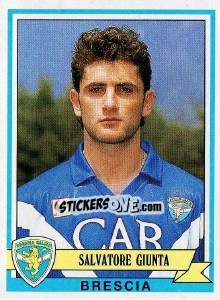 Sticker Salvatore Giunta - Calciatori 1992-1993 n. 86 - Panini