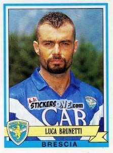Figurina Luca Brunetti - Calciatori 1992-1993 - Panini