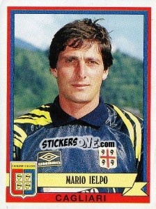 Sticker Mario Ielpo - Calciatori 1992-1993 - Panini