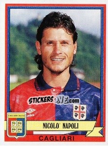 Sticker Nicolo' Napoli - Calciatori 1992-1993 - Panini