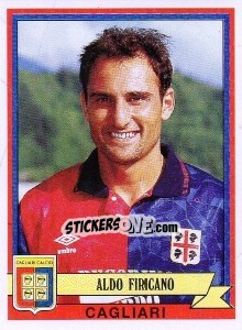 Sticker Aldo Firicano - Calciatori 1992-1993 - Panini