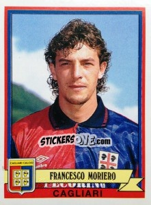 Sticker Francesco Moriero - Calciatori 1992-1993 - Panini