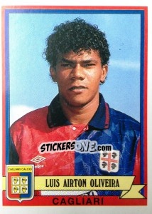 Sticker Luis Airton Oliveira - Calciatori 1992-1993 - Panini