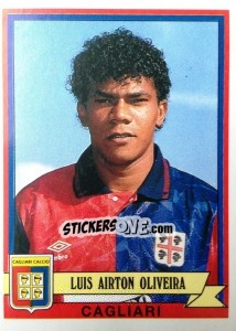 Sticker Luis Airton Oliveira - Calciatori 1992-1993 n. 103 - Panini