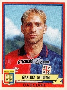 Sticker Gianluca Gaudenzi - Calciatori 1992-1993 n. 107 - Panini