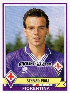 Sticker Stefano Pioli - Calciatori 1992-1993 n. 115 - Panini