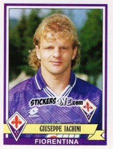 Figurina Giuseppe Iachini - Calciatori 1992-1993 - Panini