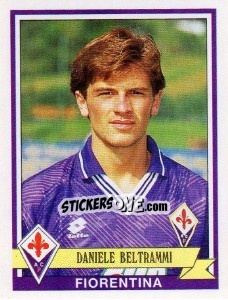 Sticker Daniele Beltrammi - Calciatori 1992-1993 n. 125 - Panini