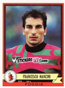 Sticker Francesco Mancini - Calciatori 1992-1993 - Panini