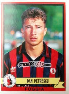 Figurina Dan Petrescu - Calciatori 1992-1993 - Panini