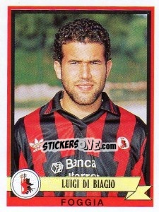 Sticker Luigi Di Biagio - Calciatori 1992-1993 n. 130 - Panini