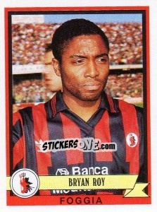 Sticker Bryan Roy - Calciatori 1992-1993 n. 133 - Panini