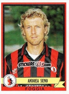 Sticker Andrea Seno - Calciatori 1992-1993 n. 134 - Panini
