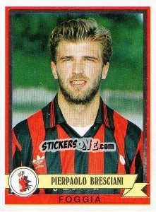 Sticker Pierpaolo Bresciani - Calciatori 1992-1993 - Panini