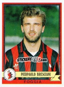 Sticker Pierpaolo Bresciani - Calciatori 1992-1993 n. 142 - Panini