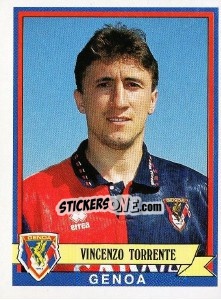 Sticker Vincenzo Torrente - Calciatori 1992-1993 n. 144 - Panini