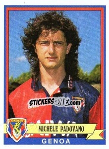 Sticker Michele Padovano - Calciatori 1992-1993 n. 152 - Panini
