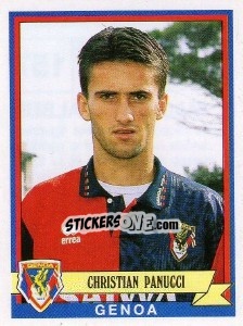 Sticker Christian Panucci - Calciatori 1992-1993 n. 157 - Panini