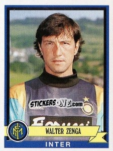 Sticker Walter Zenga - Calciatori 1992-1993 n. 160 - Panini