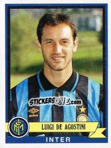 Sticker Luigi De Agostini - Calciatori 1992-1993 - Panini