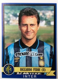Sticker Riccardo Ferri - Calciatori 1992-1993 - Panini
