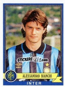 Sticker Alessandro Bianchi - Calciatori 1992-1993 n. 167 - Panini