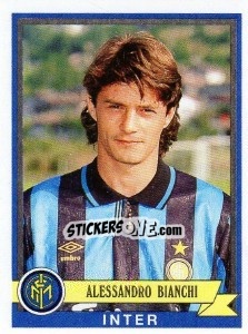 Figurina Alessandro Bianchi - Calciatori 1992-1993 - Panini