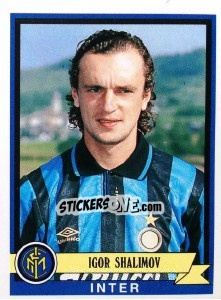 Sticker Igor Shalimov - Calciatori 1992-1993 n. 168 - Panini