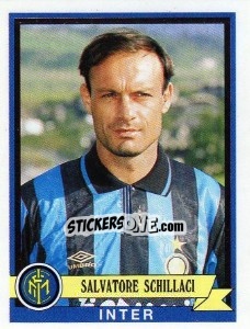 Sticker Salvatore Schillaci - Calciatori 1992-1993 n. 169 - Panini
