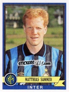 Sticker Matthias Sammer - Calciatori 1992-1993 - Panini