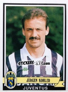 Cromo Jürgen Kohler - Calciatori 1992-1993 n. 182 - Panini