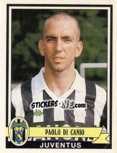 Sticker Paolo Di Canio - Calciatori 1992-1993 - Panini