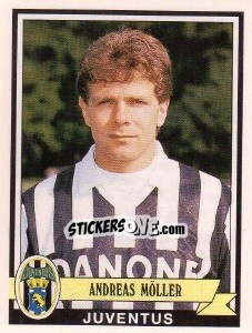 Figurina Andreas Möller - Calciatori 1992-1993 - Panini