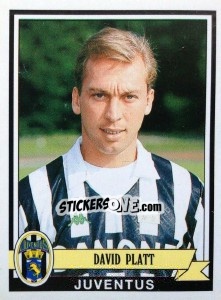 Sticker David Platt - Calciatori 1992-1993 n. 192 - Panini